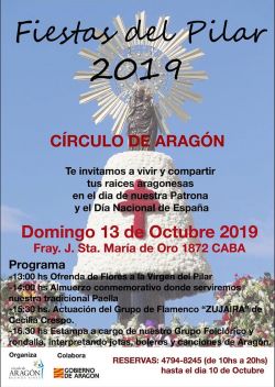Afiche - Fiesta del Pilar 2019