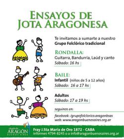Flayer - Ensayo de Jota Aragonesa