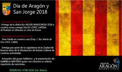Día de Aragón y San Jorge 2018