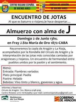 Flayer encuentro de Jotas